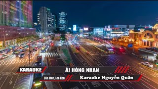 Ải Hồng Nhan  Karaoke Tone Nam [upl. by Yecrad]