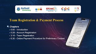 Team Registration amp Payment Process Tutorial  ICPC Dhaka Regional 2024 hosted by DIU [upl. by Lacombe]