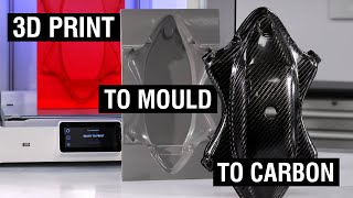 Making a Composite Mould for a Carbon Fibre Part from a 3D Printed Pattern [upl. by Nerrot]