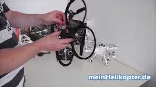 Udi U818A Quadrocopter Drohne mit Kamera ★ Bedienungsanleitung [upl. by Airdnahc276]