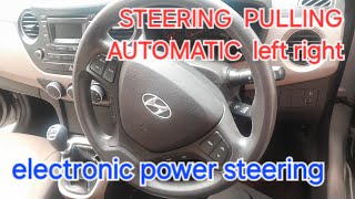 STEERING PULLING PROBLEMHYUNDAI XCENT left right auto working problem Hyundai car steering PULLING [upl. by Flavian]