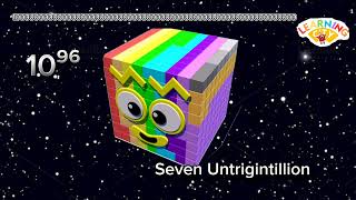 LEARN BIGGEST NUMBERBLOCKS COUNTING EVER 0 TO TEN UNTRIGINTILLION learntocount  learning city [upl. by Bigg]