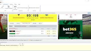 How to capture a specific bookmaker O  U values from NBA URLs in BetExplorer [upl. by Hochman]