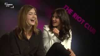 Riot Club cast on terrible chat up lines and gongoozling [upl. by Affra179]