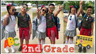 Our First Day of 2nd Grade GRWM FOR SCHOOL [upl. by Mavilia]