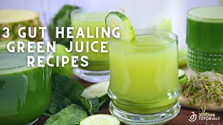 3 Green Juice Recipes for Gut Health [upl. by Lynden]