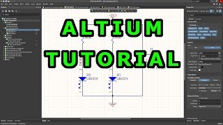 Tutorial 1 for Altium Beginners How to draw schematic and create schematic symbols [upl. by Yanat991]