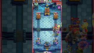 The COLDEST 🥶 DEFENSE  comeback against 💣clashroyale supercell foryou [upl. by Enihpad]