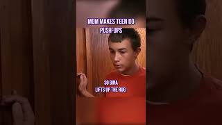 Mom makes teen do pushups😳 worldsstrictestparents teens shorts [upl. by Philbert]