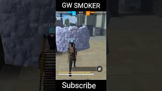 Free fire attitude status  ff short  Gw smoker [upl. by Akirret422]