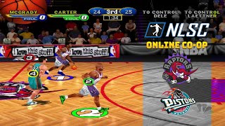 NBA Showtime NBA on NBC  Raptors vs Pistons  Dreamcast Gameplay  NLSC Online CoOp [upl. by Childs275]