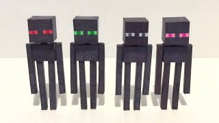 How to Make Paper Minecraft Farlander Enderman Mod [upl. by Searcy]