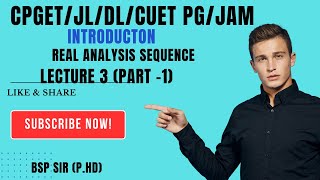 Real analysis Sequence lecture 3 part 1 [upl. by Stephenson]