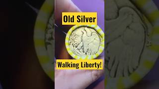 Old Silver Walking Liberty Ender Found youtubeshorts silver coin walking antique [upl. by Sylram]