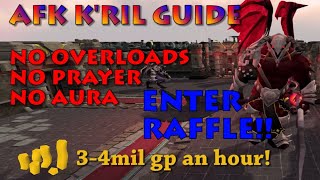 Afk Kril WITHOUT auras and overloads Runescape 3 [upl. by Magill]