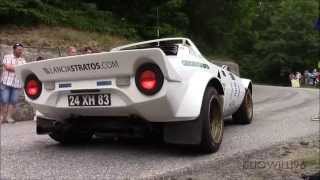 Lancia 037 vs Lancia Stratos Launch Control sound HD [upl. by Ledua]