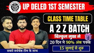 UP Deled 1st Semester 2024  Best Batch syllabus time table🔥Up deled 1st semester exam date 2024 [upl. by Inoue]