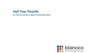 Blancco Technology Group Webinar  March 2017 [upl. by Ursas]