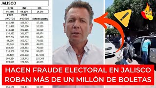 Fraude en Jalisco quotdesaparecenquot más de un millón de boletas [upl. by Anahpets]