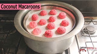 Macaroons Recipe Without Oven  How to make Coconut Macaroons [upl. by Yanat266]