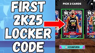 HOW TO GET EXCLUSIVE FIRST LOCKER CODE TOMMOROW IN NBA2K25 MyTEAM [upl. by Roana]