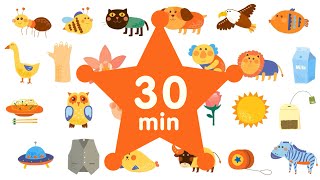 【Eggo to go】30 min Nursery Rhymes  Alphabets Song  More  English Vocabulary Kids Songs [upl. by Burnley42]