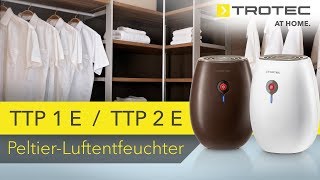 Design Luftentfeuchter TTP 1 E und TTP 2 E [upl. by Inessa84]