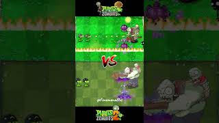 PVZ1 Vs PVZ2 Team Plants vs Gargantuar Zombie  PvZ2 plantsvszombies2 [upl. by Akerley]