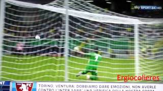 Parata di tacco Agazzi Palermo Cagliari del 16\9\12 [upl. by Mcintosh]