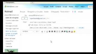 Envoyer un message depuis Hotmail Vers GMail [upl. by Ollecram76]