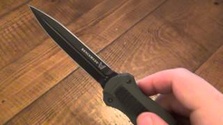 Knife Review  Benchmade quotInfidelquot OTF 3300BKOD1101 Automatic Knife [upl. by Rissa]