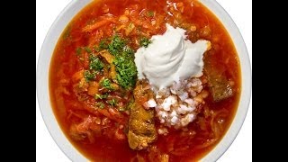 Борщ  рецепт и видео Как варить классический и вкусный борщ с мясом [upl. by Antonie471]