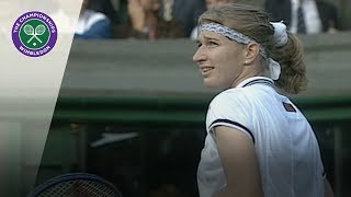 Steffi Graf answers marriage proposal at Wimbledon [upl. by Fortune]