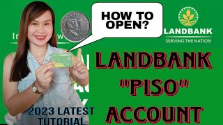 Best for STUDENTS How to Open PISO LANDBANK ACCOUNT  3 easy steps [upl. by Allemahs629]