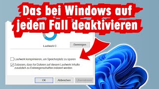 Gar keine gute Idee in Windows  Laufwerk komprimieren  verbraucht doppelt Speicher [upl. by Ecyrb524]