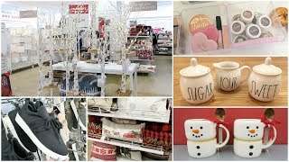 Shop With Me  Target Homegoods Walmart  New Makeup Storage Christmas Decor amp Rae Dunn Finds [upl. by Mcripley83]