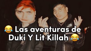 MOMENTOS GRACIOSOS De DUKI Y LIT KILLAH 🤣 [upl. by Venetia]