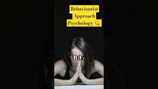 Behaviourist Approach Psychology behaviourism psychology schoolofthought watson skinner alevel [upl. by Aveline218]