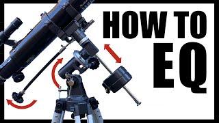 How To Use An EQ Telescope [upl. by Hennebery]