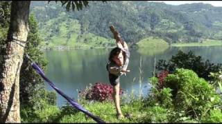 Slackline Yoga [upl. by Hausmann]