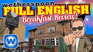 WETHERSPOONS LARGE Full English BREAKFAST its CHEAP But is it Any Good [upl. by Ahnavas758]