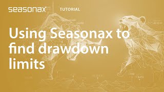 Seasonax Tutorial Using Seasonax to find drawdown limits [upl. by Eceirtal]