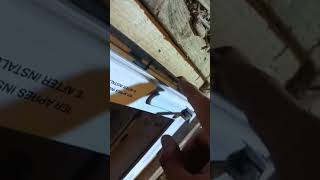 Voici la pause de ma double fenêtre 2x plus isolant astuce vlog renovation travaux bricolage [upl. by Coppinger754]