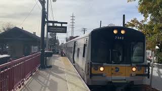 LIRR M7 Train  Malverne 111723 [upl. by Pietra]