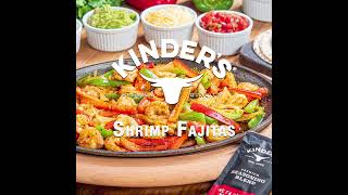 Kinders The Fajita Blend Shrimp Fajitas Recipe [upl. by Rufina]