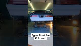 Pypes Street Pro Stainless Steel Exhaust PB Blaster burning out of the cylinders [upl. by Ahsilad543]