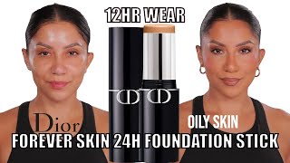 Good for Oily Skin NEW DIOR FOREVER SKIN PERFECT FOUNDATION STICK 12HR WEAR TEST  MagdalineJanet [upl. by Rengia]