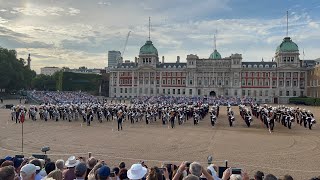 The Massed Bands of HM Royal Marines Beating Retreat 2022 [upl. by Jens]