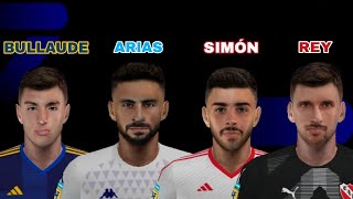 Facepack Liga Argentina PPSSPP v4  eFootball 2024 [upl. by Lorie53]