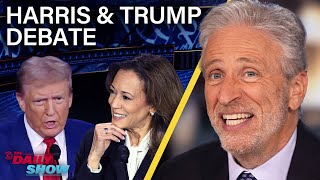 Jon Stewart Tackles Harris amp Trumps Debate and What This Means for the Election  The Daily Show [upl. by Patience]